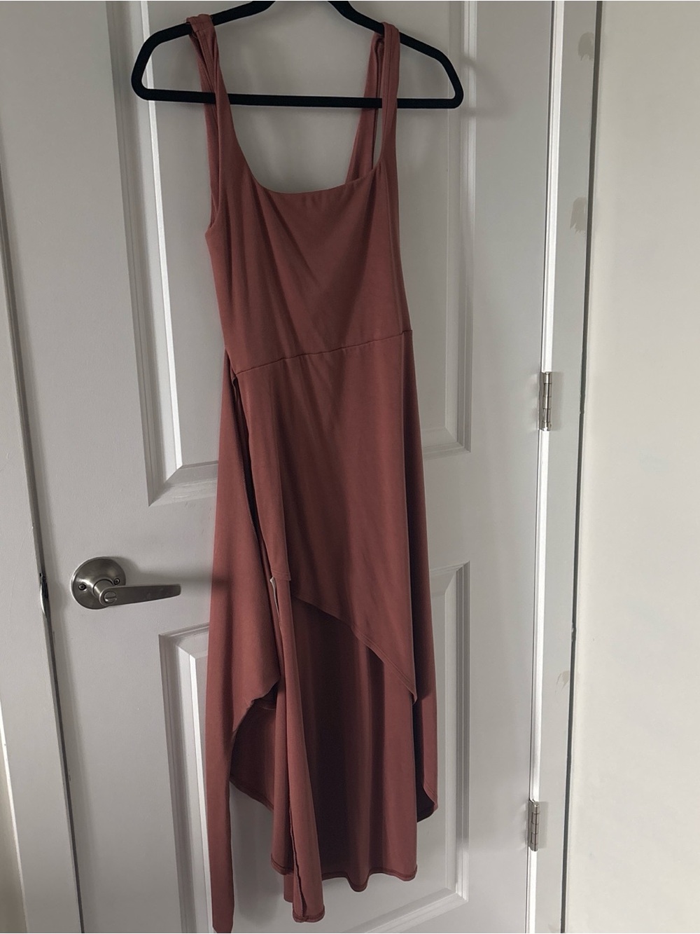 Wilfred Brown  Pink Sleeveless Tie-Waist Midi Dress - Picture 4 of 6
